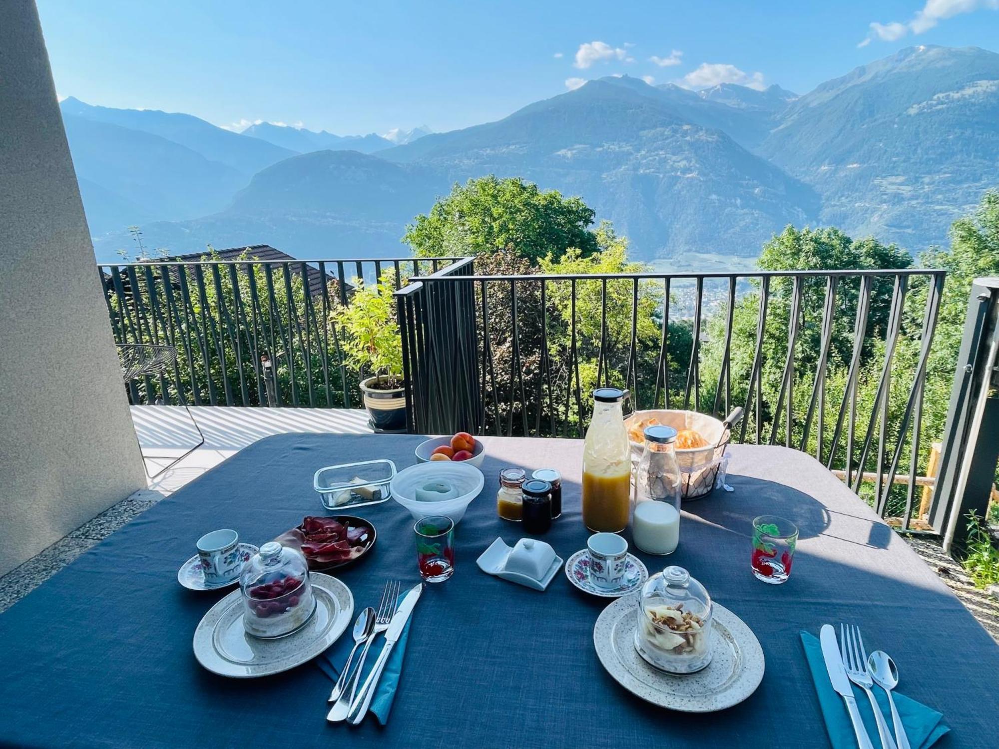 B&B La Forge de Diogne Crans-Montana Exterior foto